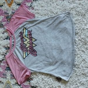 Girls Wonder Woman baseball style Tshirt